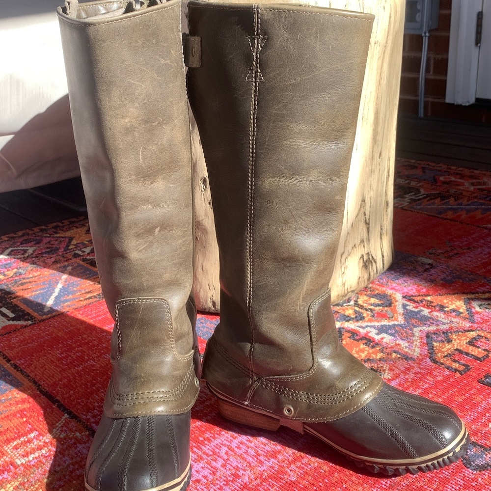 Sorel Womens Slimpack Riding Snow Boots 8.5